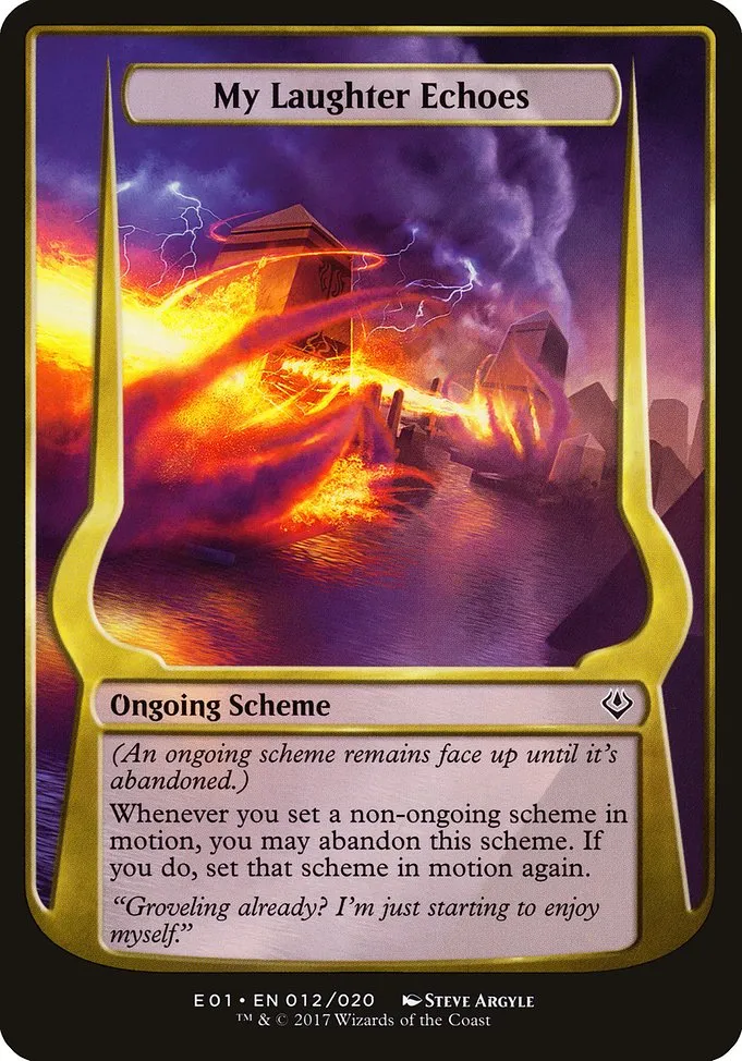 My Laughter Echoes · Archenemy: Nicol Bolas Schemes 12★/20
