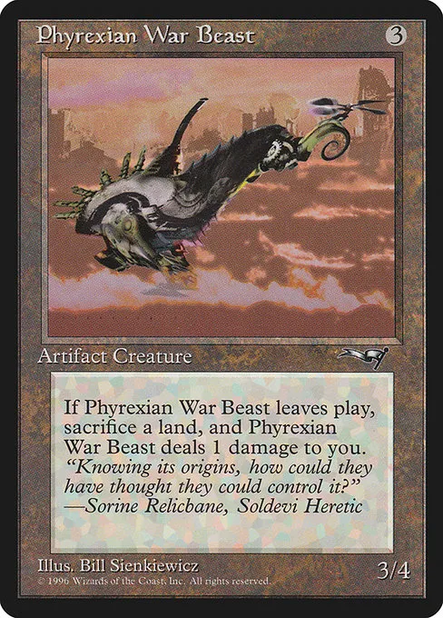 Phyrexian War Beast · Alliances 127b/199