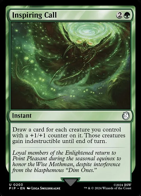 Inspiring Call · Fallout 203/1068