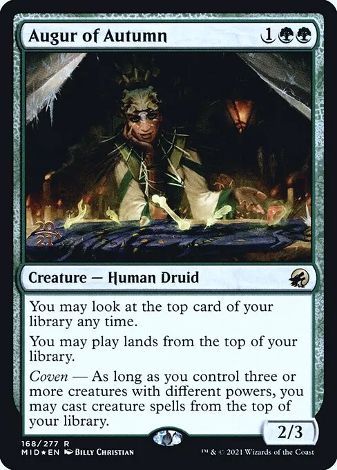 Augur of Autumn · Innistrad: Midnight Hunt Promos 168s/155