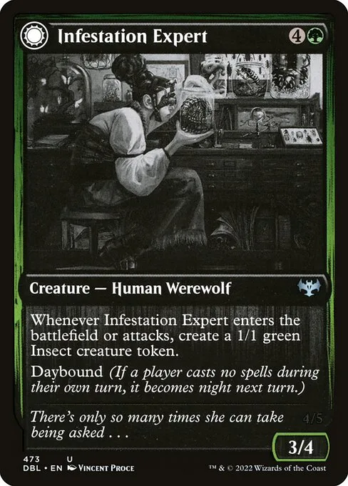 Infestation Expert // Infested Werewolf · Innistrad: Double Feature 473/535