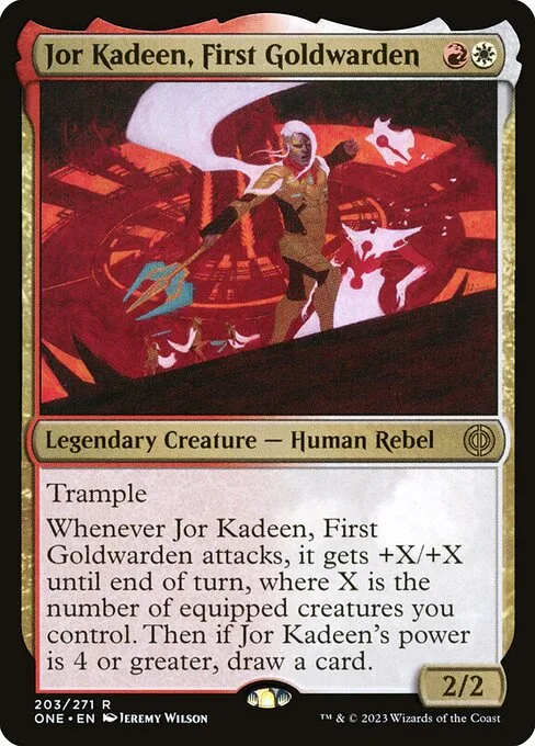 Jor Kadeen, First Goldwarden · Phyrexia: All Will Be One 203/479