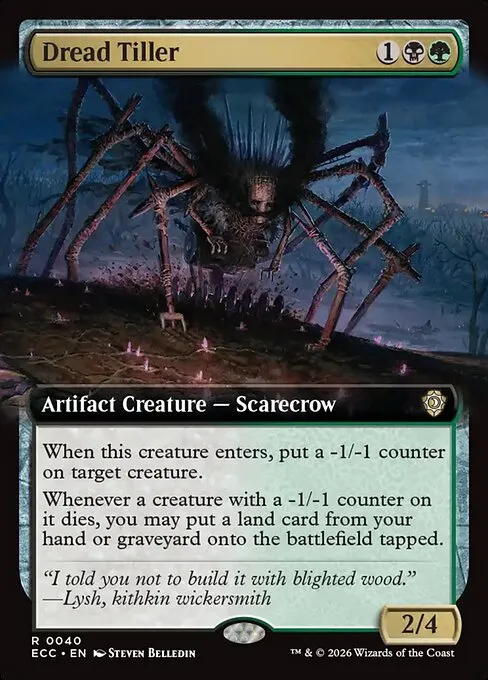 Dread Tiller · Lorwyn Eclipsed Commander 40/176