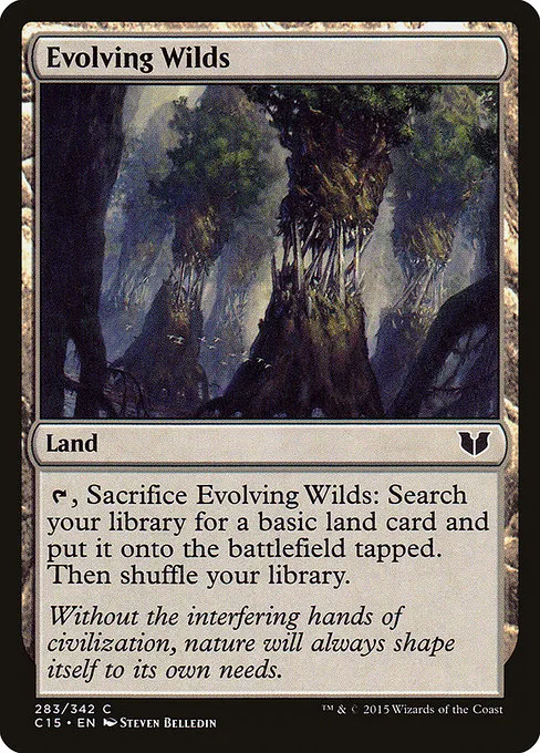 Evolving Wilds · Commander 2015 283/342
