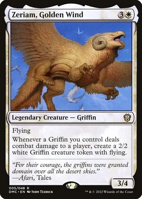 Zeriam, Golden Wind · Dominaria United Commander 5/240