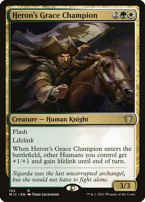Heron's Grace Champion · Midnight Hunt Commander 152/187
