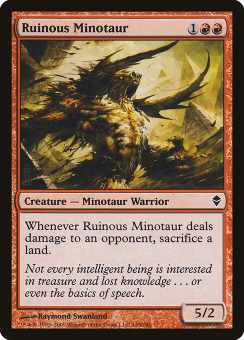 Ruinous Minotaur · Zendikar 145/269