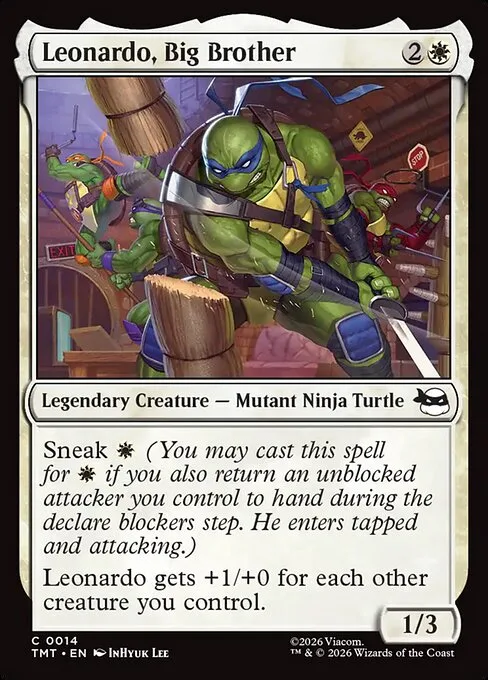 Leonardo, Big Brother · Teenage Mutant Ninja Turtles 14/320