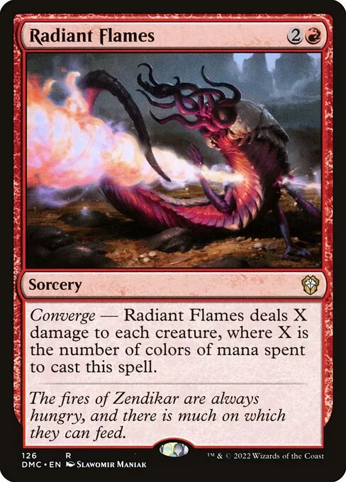 Radiant Flames · Dominaria United Commander 126/240