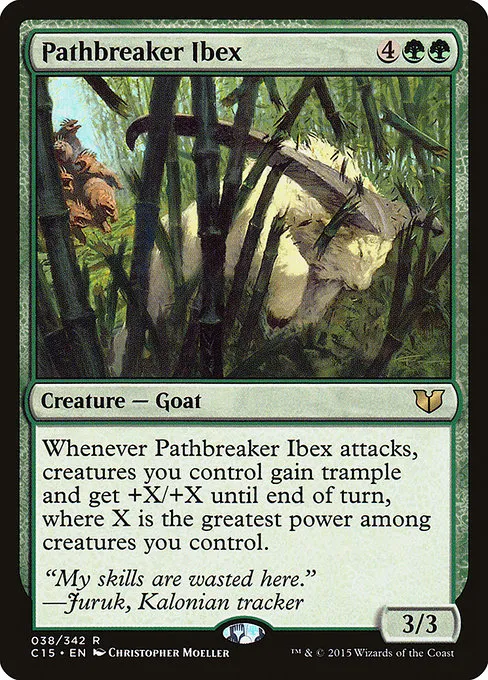 Pathbreaker Ibex · Commander 2015 38/342
