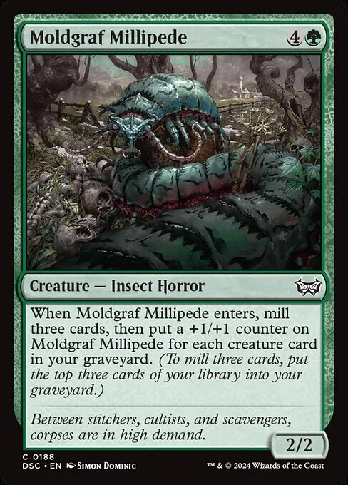 Moldgraf Millipede · Duskmourn: House of Horror Commander 188/373