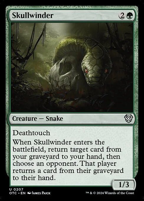 Skullwinder · Outlaws of Thunder Junction Commander 207/342
