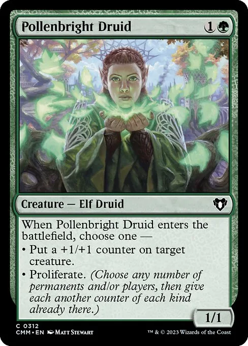 Pollenbright Druid · Commander Masters 312/1067