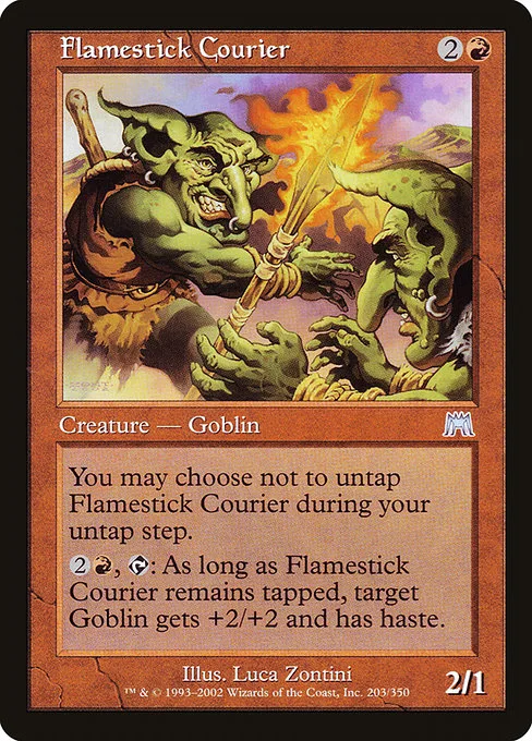 Flamestick Courier · Onslaught 203/351