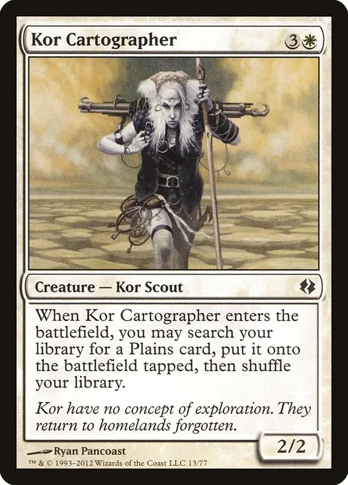 Kor Cartographer · Duel Decks: Venser vs. Koth 13/77