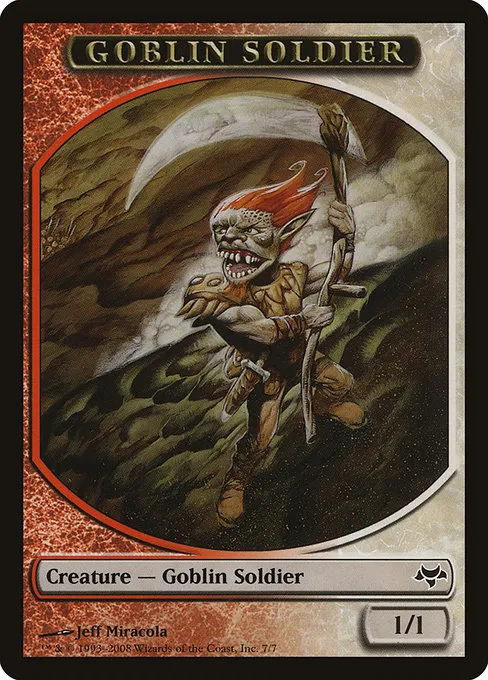 Goblin Soldier · Eventide Tokens 7/7
