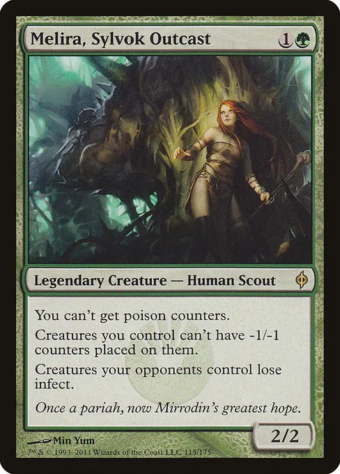 Melira, Sylvok Outcast · New Phyrexia 115/175