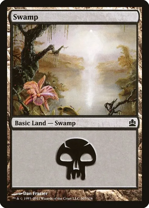Swamp · Commander 2011 307/318
