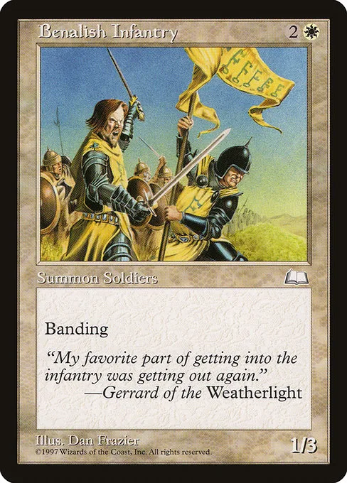 Benalish Infantry · Weatherlight 8/167