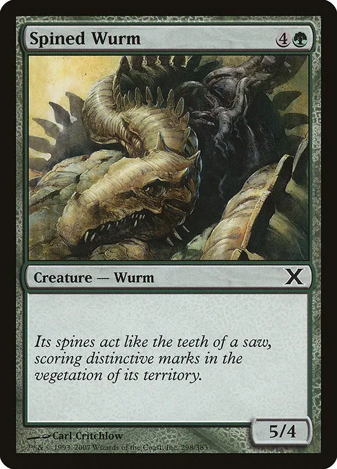 Spined Wurm · Tenth Edition 298/510
