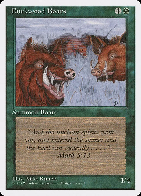 Durkwood Boars · Fourth Edition 241/380