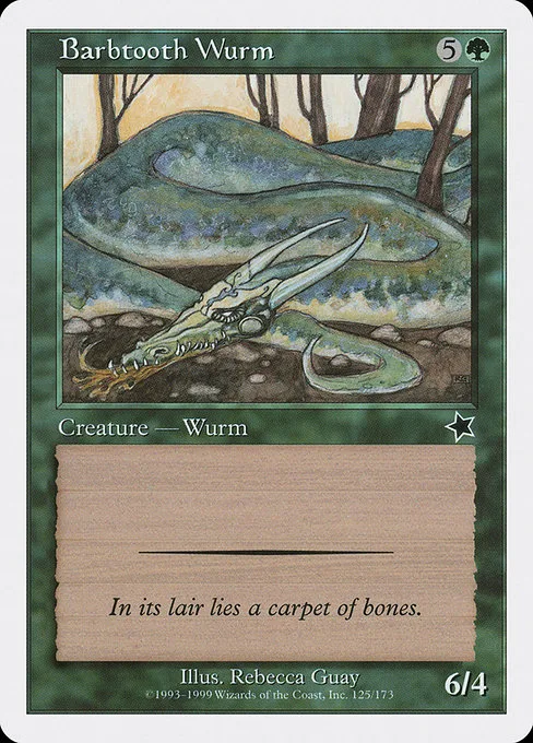 Barbtooth Wurm · Starter 1999 125/173