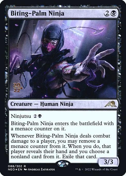 Biting-Palm Ninja · Kamigawa: Neon Dynasty Promos 88s/148