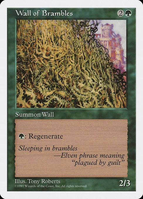 Wall of Brambles · Fifth Edition 338/460
