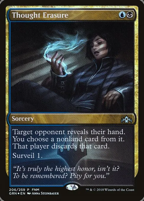 Thought Erasure · Guilds of Ravnica Promos 206/84