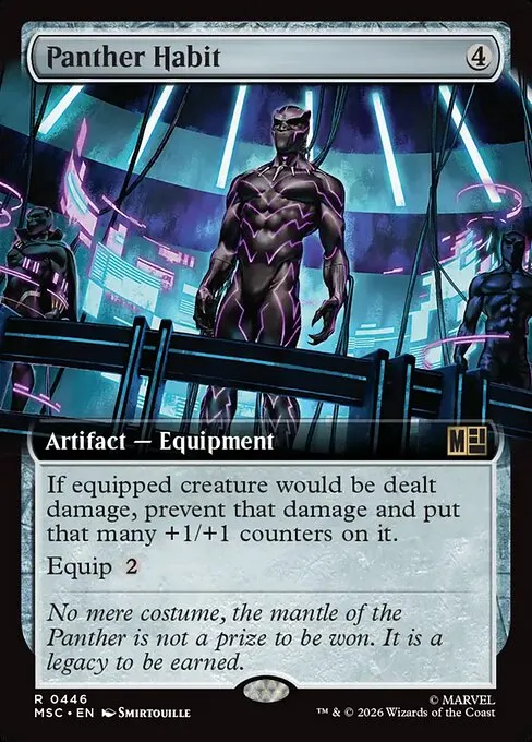 Panther Habit · Marvel Super Heroes Commander 446/9