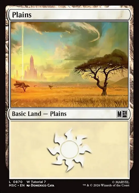 Plains · Marvel Super Heroes Commander 870/9