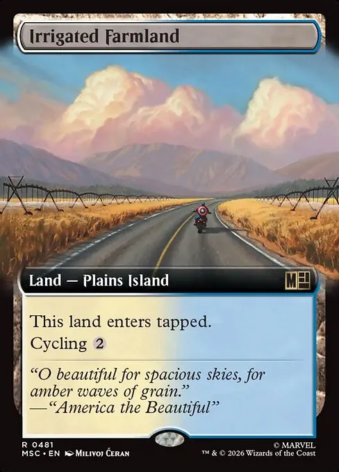 Irrigated Farmland · Marvel Super Heroes Commander 481/9