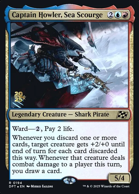 Captain Howler, Sea Scourge · Aetherdrift Promos 194s/160