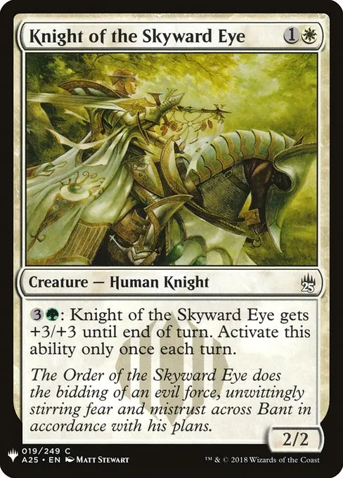 Knight of the Skyward Eye · The List A25-19/5050
