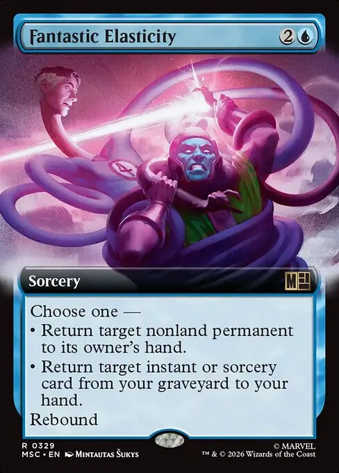Fantastic Elasticity · Marvel Super Heroes Commander 329/9