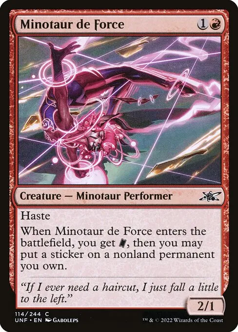 Minotaur de Force · Unfinity 114/639