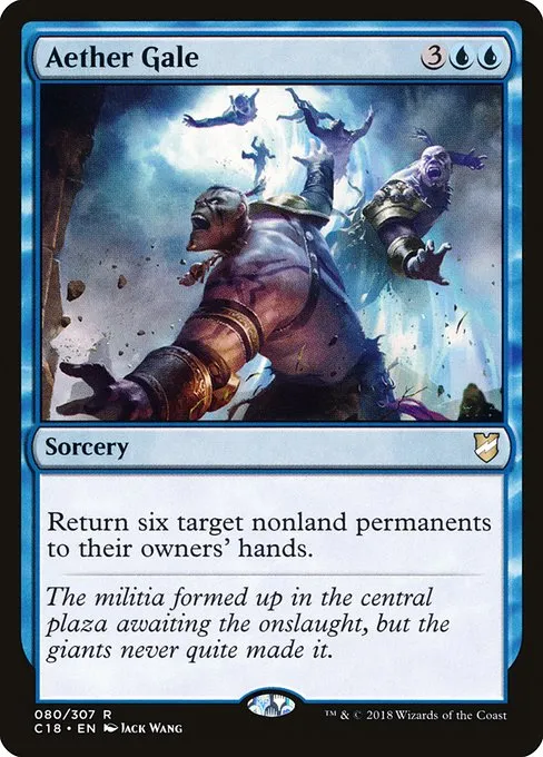 Aether Gale · Commander 2018 80/307
