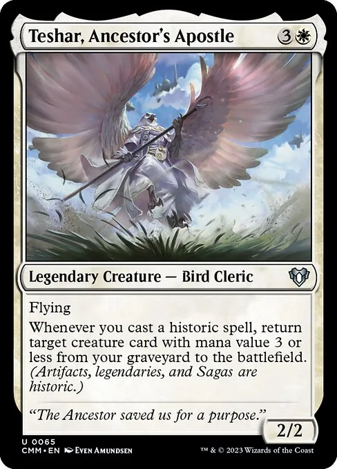 Teshar, Ancestor's Apostle · Commander Masters 65/1067