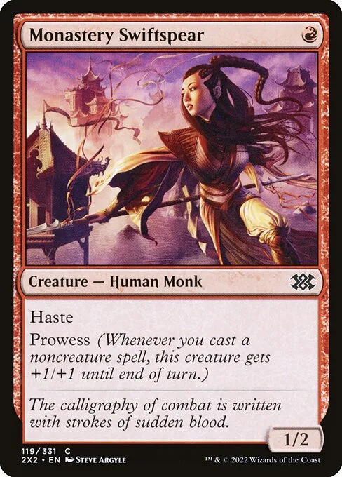 Monastery Swiftspear · Double Masters 2022 119/579