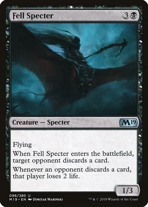 Fell Specter · Core Set 2019 96/314