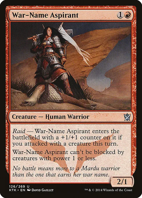 War-Name Aspirant · Khans of Tarkir 126/293
