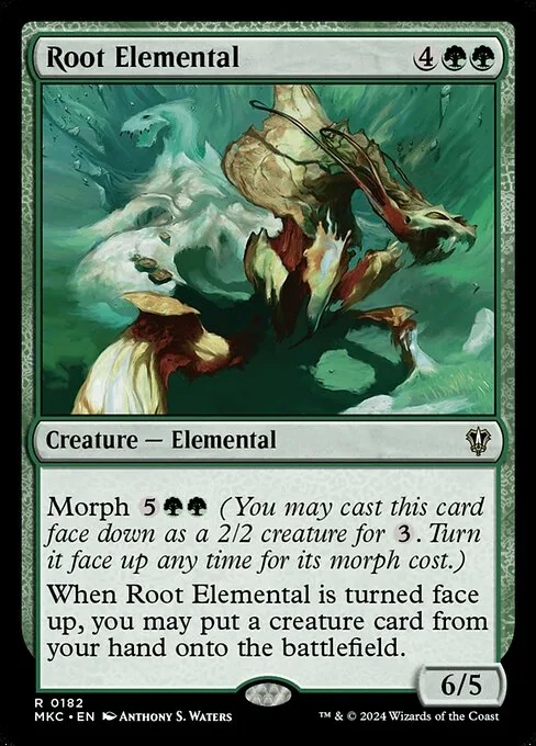 Root Elemental · Murders at Karlov Manor Commander 182/358