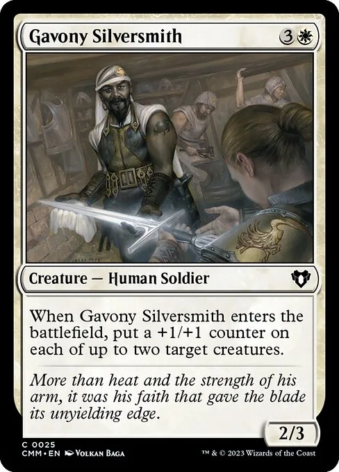 Gavony Silversmith · Commander Masters 25/1067