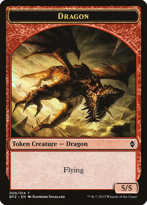 Dragon · Battle for Zendikar Tokens 8/14