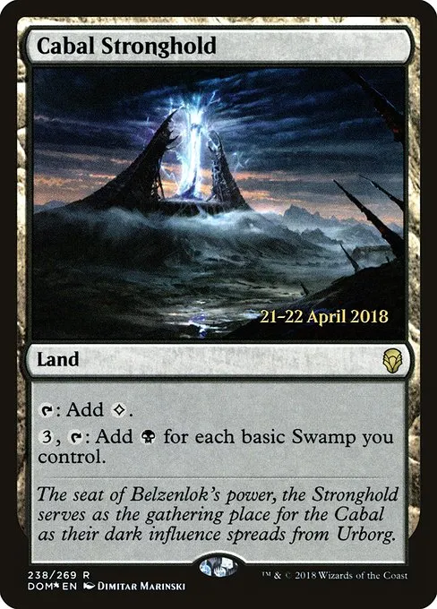 Cabal Stronghold · Dominaria Promos 238s/118