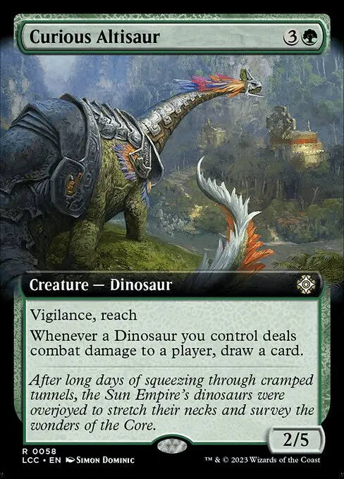 Curious Altisaur · The Lost Caverns of Ixalan Commander 58/370