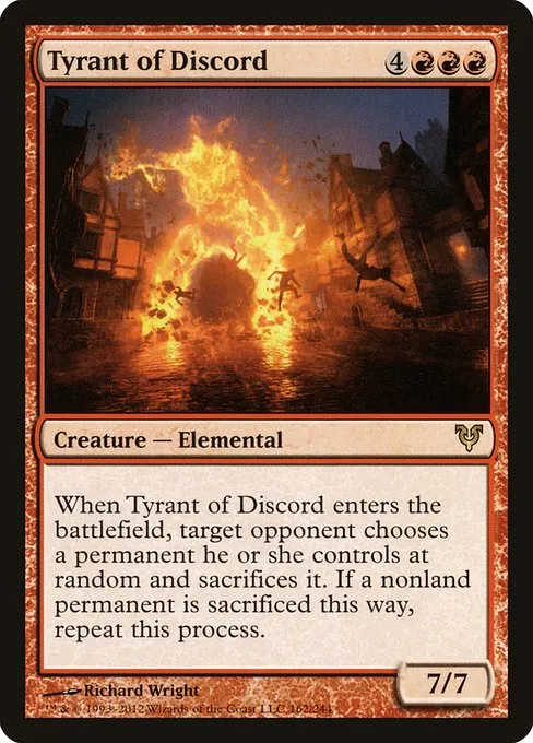 Tyrant of Discord · Avacyn Restored 162/244