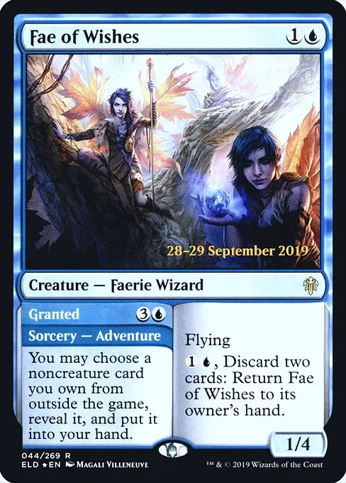 Fae of Wishes // Granted · Throne of Eldraine Promos 44s/138