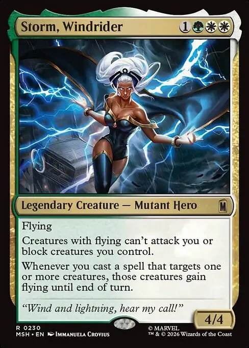Storm, Windrider · Marvel Super Heroes 230/24