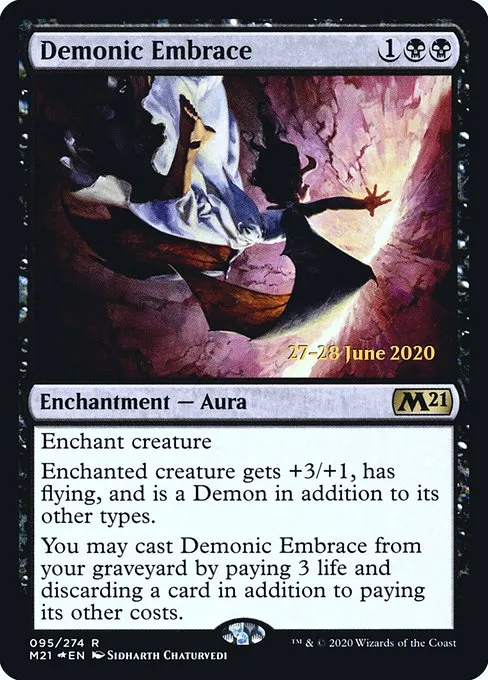 Demonic Embrace · Core Set 2021 Promos 95s/137